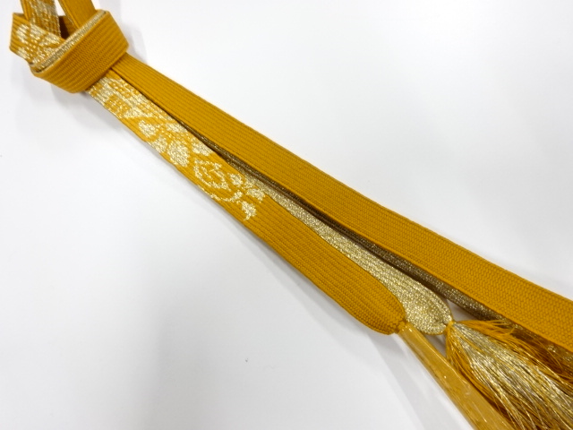 未使用品　正絹　手組帯締め